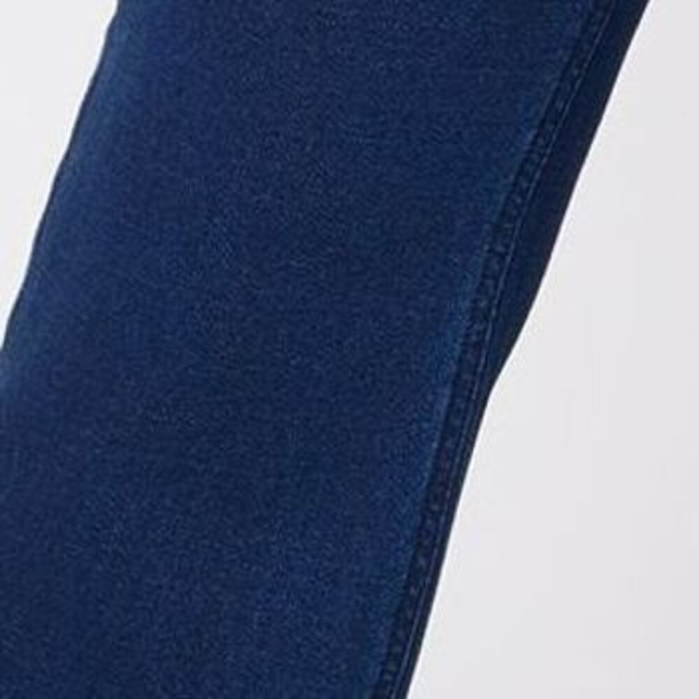 Liberare Women's Petite Pants PS Denim & Co. Knit Pull On Boot Leg Blue A709539 - Picture 2 of 4